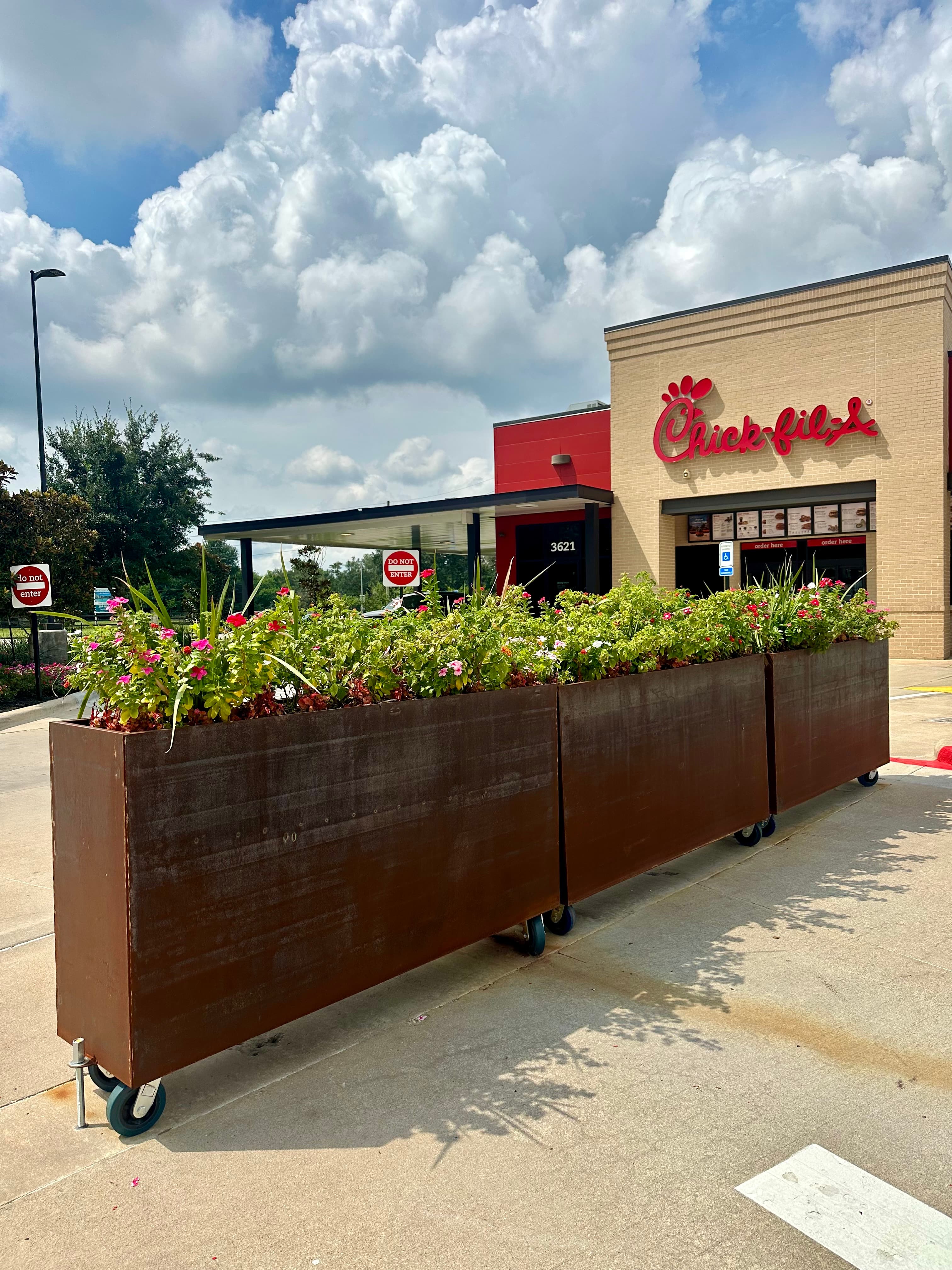 Live edge steel vanity